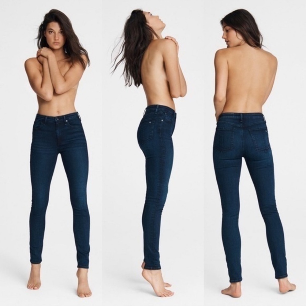 RAG & BONE Nina High Rise Skinny Jeans Stretchy Size 24